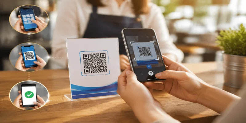 Các bước quét mã QR để thực hiện chuyển tiền nhanh chóng vào tài khoản cá cược