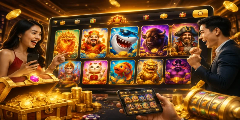 Giao diện sảnh game nổ hũ u888 với hàng loạt tựa game slot có tỷ lệ hoàn trả RTP cực cao